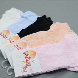 [Gienmall] Toddler Child Sheer Crew Socks 1Pairs-Boys And Girls Baby Transparent Thin Mesh Lace Fashion Socks-Made In Korea