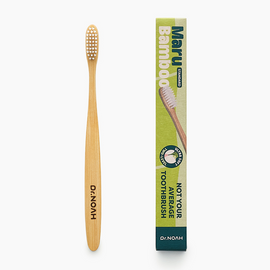 [Dr.Noah]Maru bamboo toothbrush standard (6 pieces)_Stronger and more hygienic than plastic_Made in KOREA