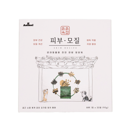 [IF-ANIMAL] Natural Herbal Nutritional Supplement for Pets - Skin Hair, 30-Day, Skin Health, Hair Quality Improvement, Detoxification - Made in Korea