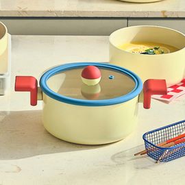 [NEOFLAM] Aluminum Cookware Danish 20cm Stock Pot-Full Induction ceramic-Made in Korea