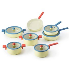 [NEOFLAM] Aluminum Cookware Danish Fry Pan Full se..