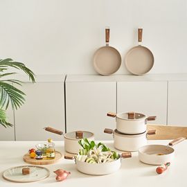 [NEOFLAM] BIEN Stock Pot set-Full Induction ceramic-Made in Korea