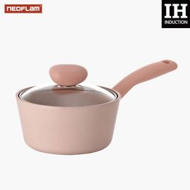 [NEOFLAM] Sherbet Cookware Sauce Pan 18cm-Full Induction, GAS, ELECTRIC, HALOGEN, ceramic-Made in Korea