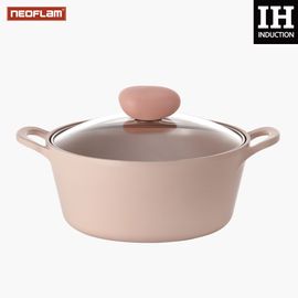 [NEOFLAM] Sherbet Cookware Stock Pot 22cm-Full Induction, GAS, ELECTRIC, HALOGEN, ceramic-Made in Korea