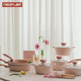 [NEOFLAM] Sherbet Cookware Full set-Full Induction, ceramic-Made in Korea