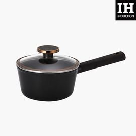 [NEOFLAM] Noblesse Cookware Sauce Pan 18cm-Full Induction, Ceramic, XTREMA P5 Primer Coating, Porcelain-Made in Korea