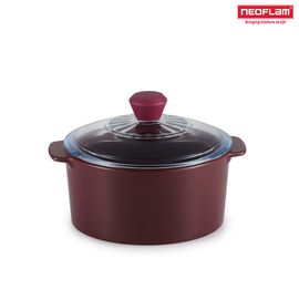 [NEOFLAM] MOTUS Cookware 20cm Stock Pot Dual Handles-Pottery Gas Eletric Oven Pot-Made in Korea