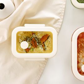 [NEOPLAM] GLACE Z Glass Vacuum Airtight Container Rectangular 460ml – IVORY _A Revolutionary Vacuum Airtight Container Made Entirely of Glass