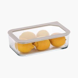 [NEOFLAM] FIKA ONE Glass Modular Airtight Container Rectangular 1,600ml – A Practical and Eco-Friendly Kitchen Essential
