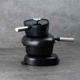 NEOFLAM FIKA APEX Black IH Induction 4-Piece Cookware Set (18cm Saucepan + 20cm Casserole + 22cm Stew Pot + 24cm Frying Pan)