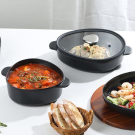 NEOFLAM FIKA APEX Black IH Induction 2-Piece Pot Set (20cm Casserole + 22cm Stew Pot)