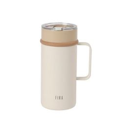 NEOFLAM FIKA Lips Ceramic Tumbler Mug 16oz (473ml) – Cream _ A Full Ceramic-Coated Tumbler that Preserves Pure Flavor