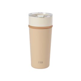 Neoflam FIKA Lips Ceramic Tumbler 20oz (591ml) – Beige _ A Full Ceramic-Coated Tumbler that Preserves Pure Flavor