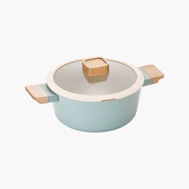NEOFLAM Reverie IH Casserole Pot 20cm – Mint Ceramic-Coated Healthy Cookware _ Made in Korea