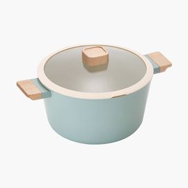NEOFLAM Reverie IH Casserole Pot 24cm – Mint Ceramic-Coated Healthy Cookware _ Made in Korea