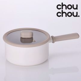 NEOFLAM Chouchou IH Full Induction Saucepan 18cm _ Premium Ceramic Cookware with Cute Design & Full Induction Performance _Made in Korea