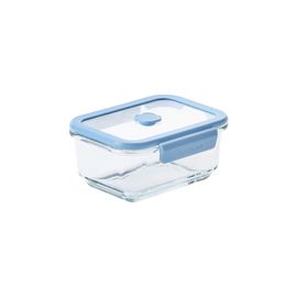 NEOFLAM VacuSeal Heat-Resistant Glass Vacuum Container Rectangle 570ml – 100% Glass Lid with Patented Vacuum Technology _ Made in Korea