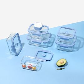 NEOFLAM VacuSeal Heat-Resistant Glass Vacuum Container Rectangle 1500ml – 100% Glass Lid with Patented Vacuum Technology _ Made in Korea