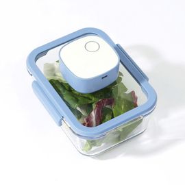 NEOFLAM VacuSeal Heat-Resistant Glass Vacuum Container Rectangle 1500ml – 100% Glass Lid with Patented Vacuum Technology _ Made in Korea