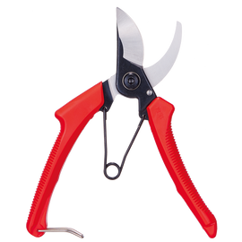 [HWASHIN] Pruning Shears S-200 (195MM) Carbon Tool Steel SK-5, Colored to Prevent Corrosion, Soft Plastic Handle - Made in Korea