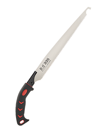 [HWASHIN] Fruit Tree Pruning Saw H-335, Carbon Tool Steel SK-5, Electroless Nickel plating Plating, 3-Side Grinding of Teeth - Made in Korea