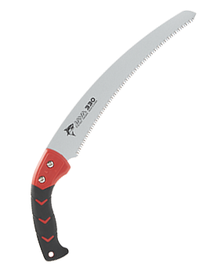 [HWASHIN] JAVA Pruning Curved Saw TCK-330, Carbon Tool Steel SK-5, Hard Chrome Plating, 3-Side Grinding of Teeth, Rplaceable Saw Blade - Made in Korea