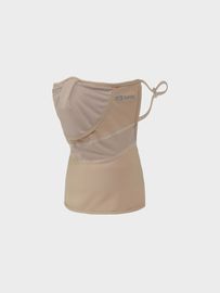 K2 Safety Flow Scarf – Cooling Breathable Face & Neck Cover with Adjustable Fit (White / Black / Beige)