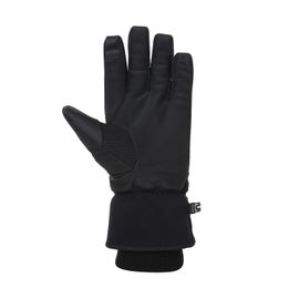 K2 Safety Winter Gloves - Ski Style, Rib-Knit Cuffs, Zippered Pocket (Black)