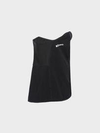 K2 Safety Winter Hike Neck Scarf - Breathable, Fleece-Lined, Earloops (Black)