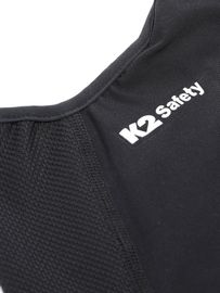K2 Safety Winter Hike Neck Scarf - Breathable, Fleece-Lined, Earloops (Black)