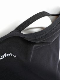 K2 Safety Winter Hike Neck Scarf - Breathable, Fleece-Lined, Earloops (Black)