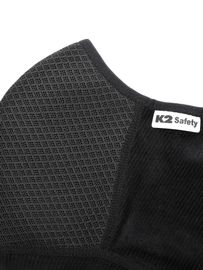 K2 Safety Breeze Winter Neck Mask - Adjustable, Breathable, Reflective (Black)