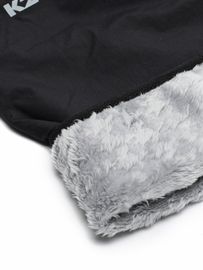 K2 Safety Wind Neck Gaiter - Lightweight, Stretchy, Boa Fleece Lining (Black)