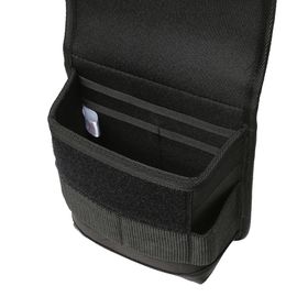 K2 Safety Hard Shell Tool Pouch Square - Adjustable, Durable, Belt-Attachable (Black)