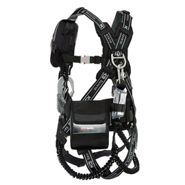 K2 Safety Industrial Full Body Harness KB-9502(Y) with Elastic Lanyard – Made in Korea