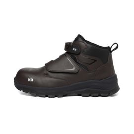 K2 Safety K2-111B (Brown) – Wide Toe Cap Lightweight Safety Shoes with EVA Cushion & Slip-Resistant Outsole
