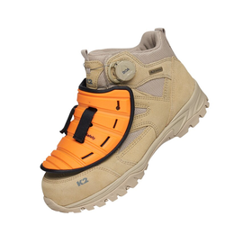 K2 Safety Instep Guard Work Boots K2-67BE (Beige) – BOA Fit, Thermal Lining, Removable Protection