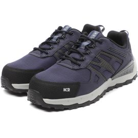 [K2-Safety] K2-99 Safety Shoes, Air Mesh + Synthetic Leather, Lightweight, eExcellent Breathability, Non-slip Grade 2, Phylon + Rubber + TPU Sole, Prevents Shoe Distortion