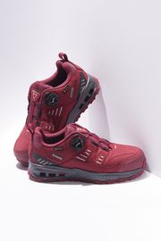 K2 Safety Gore-Tex Delivery Guard (Burgundy) – Waterproof, Breathable, Lightweight Safety Shoes with BOA® Fit System