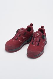 K2 Safety Gore-Tex Delivery Guard (Burgundy) – Waterproof, Breathable, Lightweight Safety Shoes with BOA® Fit System