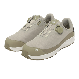 K2 Safety Ultra-Lightweight Work Shoes LT-121BE (Begie) – BOA Fit System, Cordura Mesh, Composite Toe, Anti-Slip