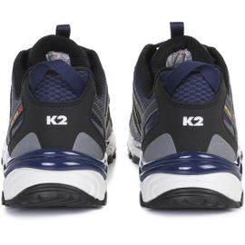 K2 Safety Air Mesh Lava (Navy) – Breathable, Lightweight Walking Safety Shoes with Phylon Cushioning
