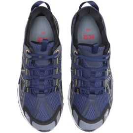 K2 Safety Air Mesh Lava (Navy) – Breathable, Lightweight Walking Safety Shoes with Phylon Cushioning