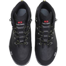 K2 Safety Storm (Black) – Breathable, Durable Walking Safety Shoes with Phylon Cushioning