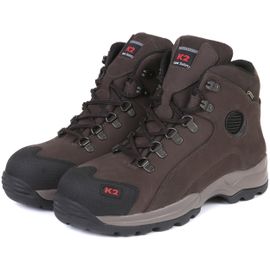 [K2-Safety] KG-50LP Ankle Safety Shoes, Waterproof Nubuck Leather, Pylon Midsole, Rubber Outsole, Air Vent Excellent Breathability and Resilience. Gore-Tex