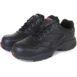 [K2-Safety] LT-34LP Safety Shoes, Natural Leather, Pylon Midsole, Rubber Outsole, Lightweight, Waterproof, Water-repellent Coating