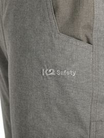 K2 Safety Lightweight Thermal Pants - Water-Repellent, Downfill Padding & Multi-Pocket (Light Brown) PT-F4302