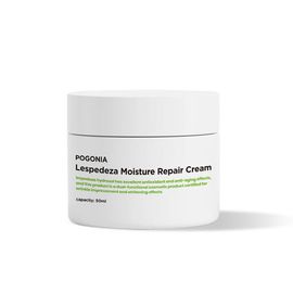 Pogonia Lespedeza Moisture Repair Cream 50ml – 3-in-1 Brightening, Anti-Aging & Skin Barrier Repair Cream with Niacinamide, Safflower Oil, Ceramides & Madecassoside _ Made in KOREA