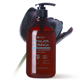 Pogonia Himalayan Moringa Black Tulip Hair Treatment 500ml, Hair Nutrition, Scalp Cleansing, Moisturizing and Softening, Fragrance, 10 Natural Ingredients- Made in KOREA