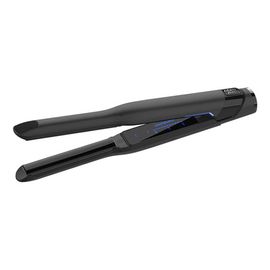 Glampalm Hair Straightener, GP106TPB Shiny Volume (Small) Short Hair (Pure Black), 3D 360-degree Swivel Cord, 11-Level Temperature Control, Free Voltage, Minimal Hair Damage, LED Display - Made in KOREA